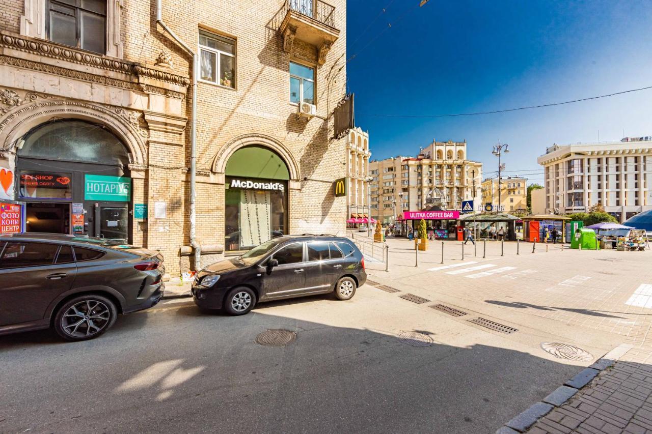 Однокімнатні Апартаменти На Майдані, Дистанційне Заселення 24Х7 Kiev Exterior foto
